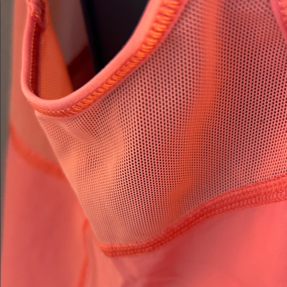 Lululemon Vibrant Coral Women's athletic Tank - Picture 5 of 5